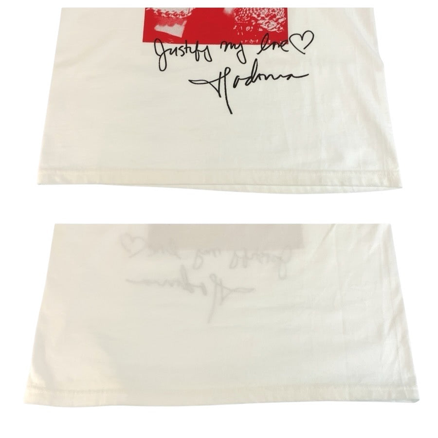 25142
Supreme シュプリーム マドンナ サイズS ホワイト コットン 半袖Ｔシャツ メンズ AB12