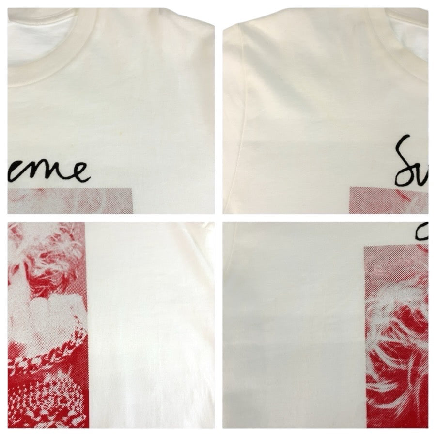 25142
Supreme シュプリーム マドンナ サイズS ホワイト コットン 半袖Ｔシャツ メンズ AB12