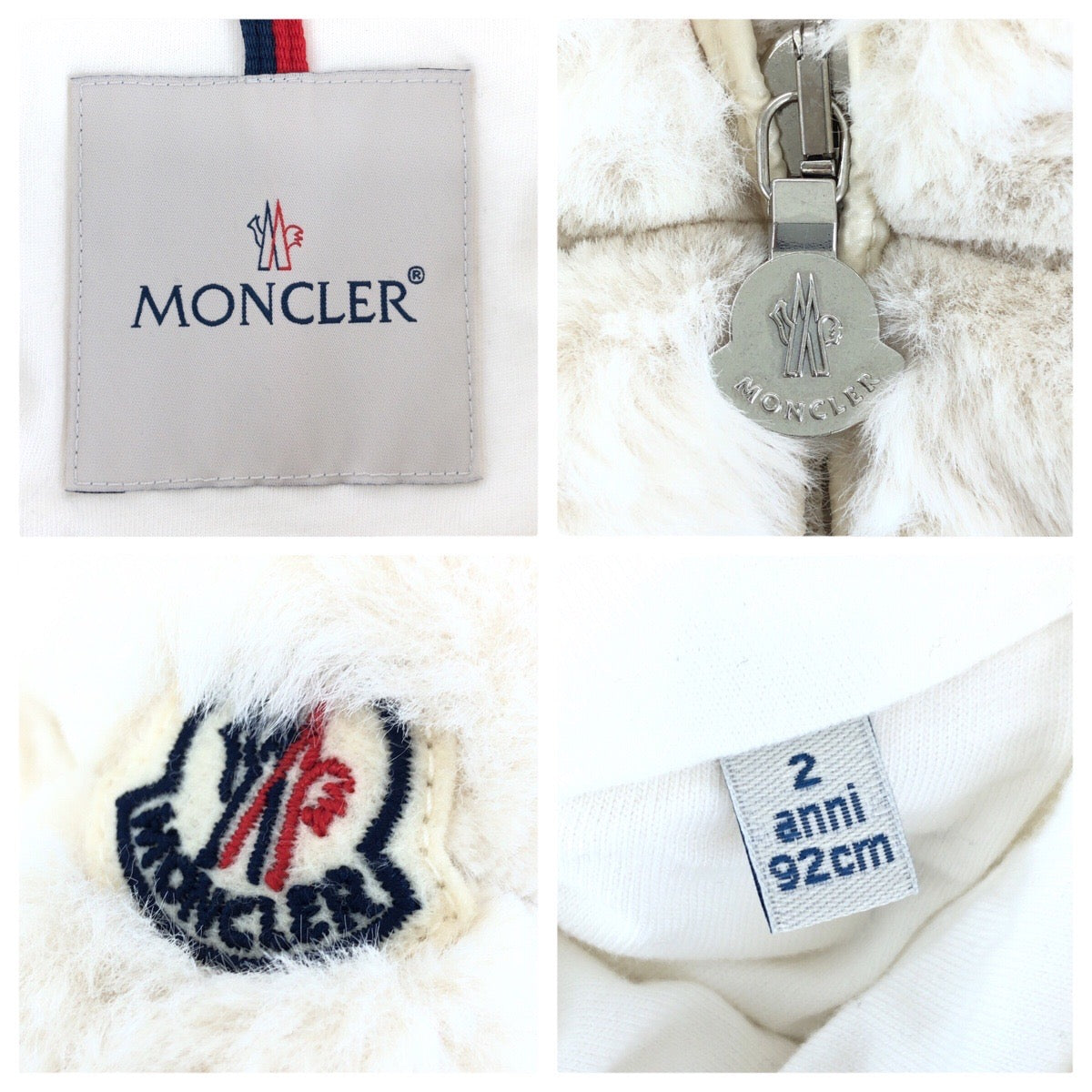 25145
MONCLER モンクレール MONCLER ENFANT Latife サイズ92 キッズ オフホワイト シルバー金具 ポリエステル / コットン H29511A000115964D ダウンジャケット ファージャケット 男女兼用 キッズ A35