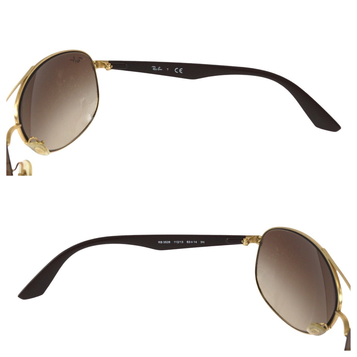 25153
Ray-Ban レイバン ブラウン ゴールド金具 プラスチック / メタル RB3526 112/13 サングラス 男女兼用 ティアドロップ レディース ABP14