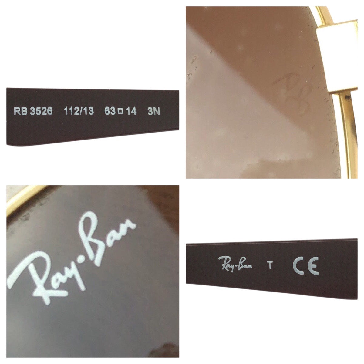 25153
Ray-Ban レイバン ブラウン ゴールド金具 プラスチック / メタル RB3526 112/13 サングラス 男女兼用 ティアドロップ レディース ABP14