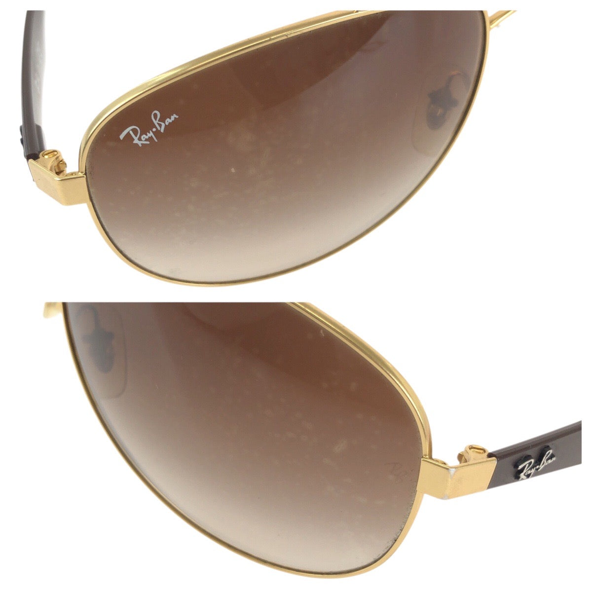 25153
Ray-Ban レイバン ブラウン ゴールド金具 プラスチック / メタル RB3526 112/13 サングラス 男女兼用 ティアドロップ レディース ABP14