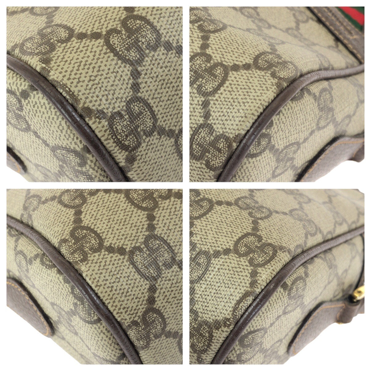 25159
GUCCI グッチ ヴィンテージ オールドグッチ シェリーライン ベージュ ブラウン ゴールド金具 GGスプリームキャンバス 001 56 6479 ショルダーバッグ レディース ABP35