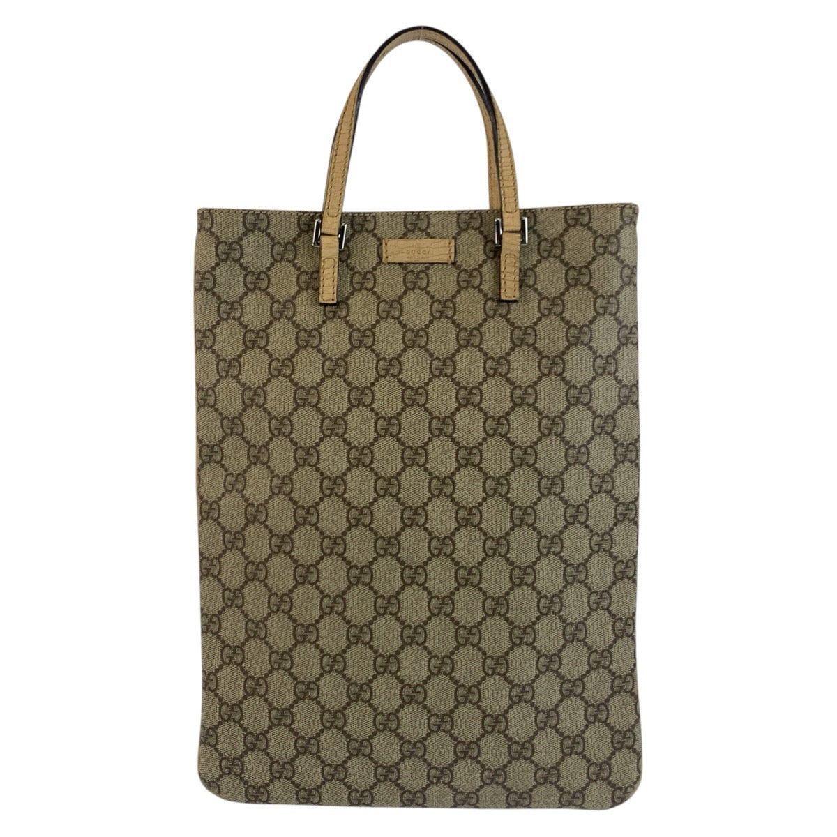 25163
GUCCI グッチ ベージュ GGスプリームキャンバス 117551 トートバッグ ハンドバッグ レディース ABP35