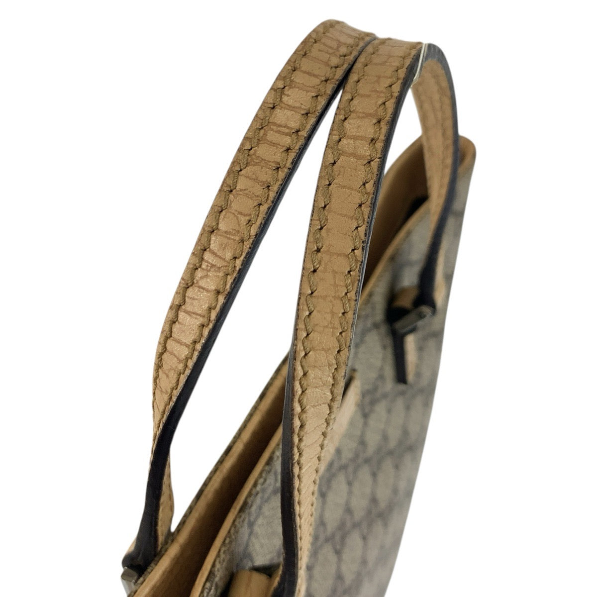 25163
GUCCI グッチ ベージュ GGスプリームキャンバス 117551 トートバッグ ハンドバッグ レディース ABP35