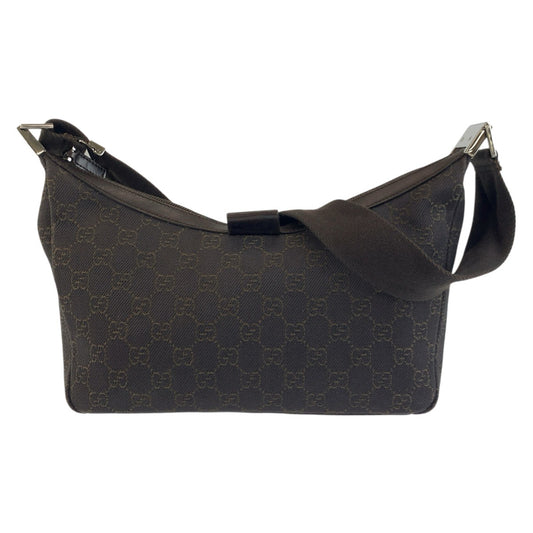 25165
GUCCI グッチ ブラウン GGキャンバス 35098 ショルダーバッグ レディース AB30
