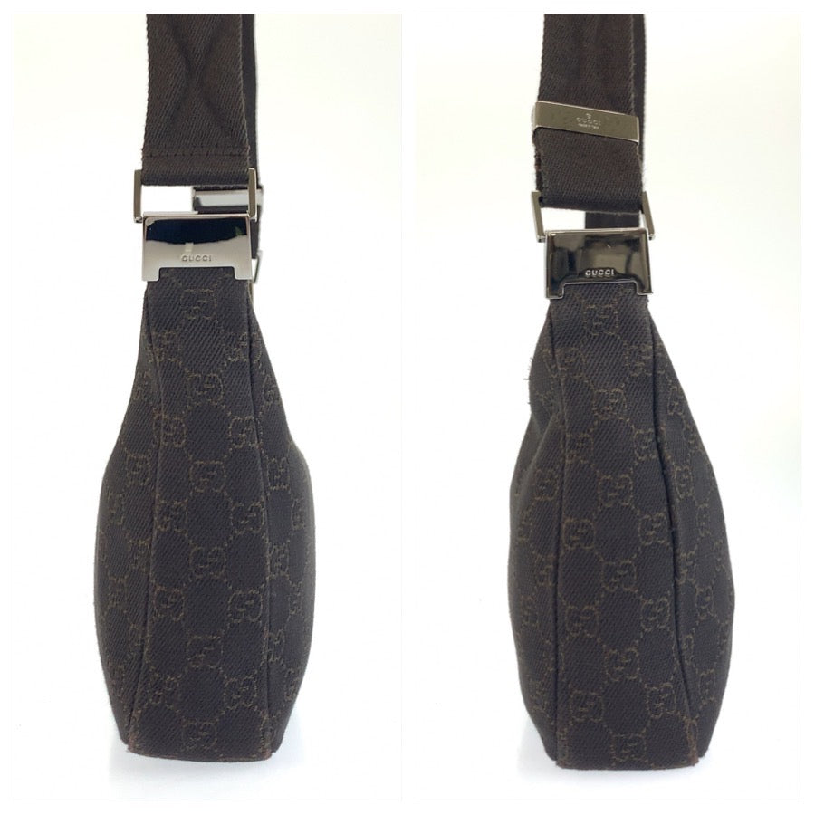 25165
GUCCI グッチ ブラウン GGキャンバス 35098 ショルダーバッグ レディース AB30