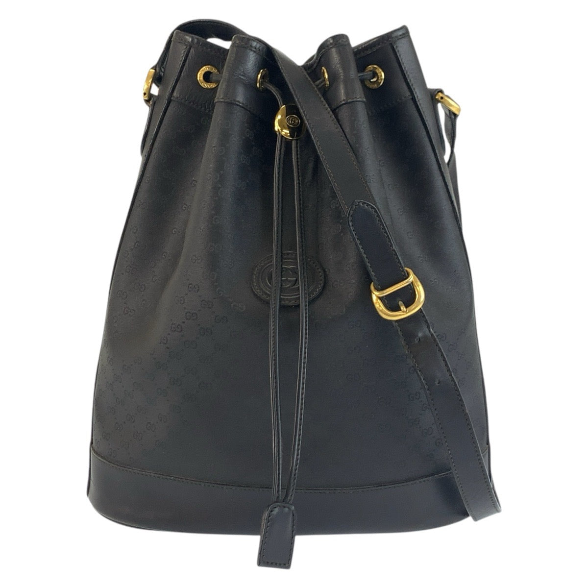 25168
PRADA プラダ ヴィンテージ マイクロGG ブラック 黒 ゴールド金具 GGスプリームキャンバス 001 115 5933 ショルダーバッグ レディース AB35