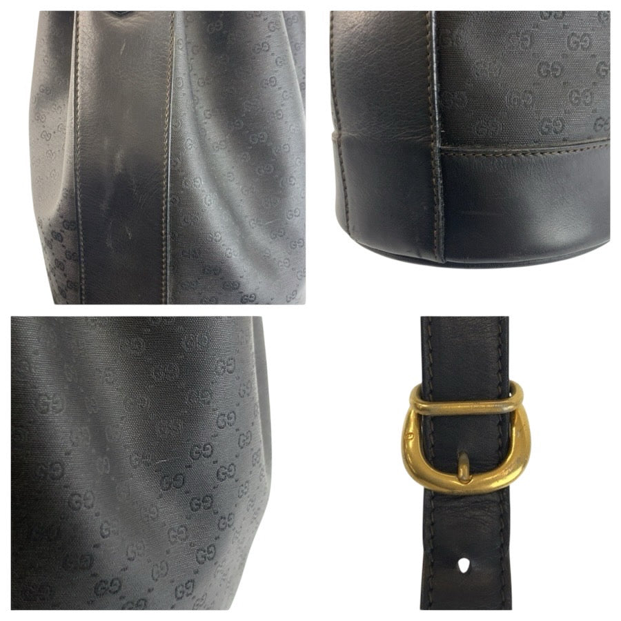 25168
PRADA プラダ ヴィンテージ マイクロGG ブラック 黒 ゴールド金具 GGスプリームキャンバス 001 115 5933 ショルダーバッグ レディース AB35