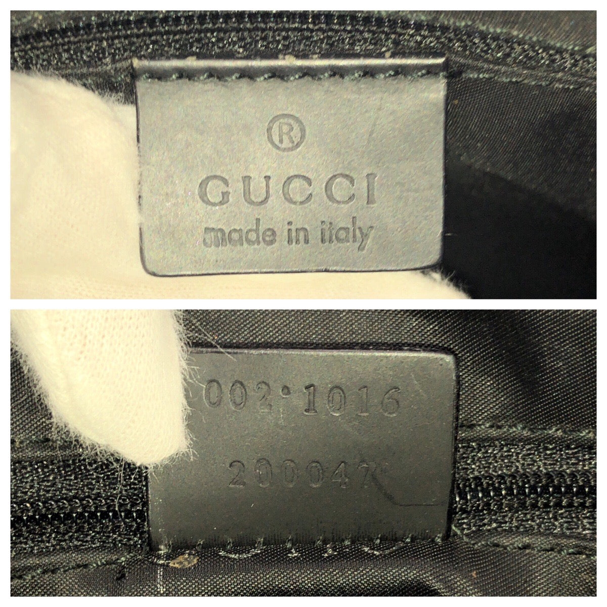 25169
GUCCI グッチ バンブー ブラック 黒 ガンメタ金具 スムースレザー 002 1016 トートバッグ ハンドバッグ レディース AB28