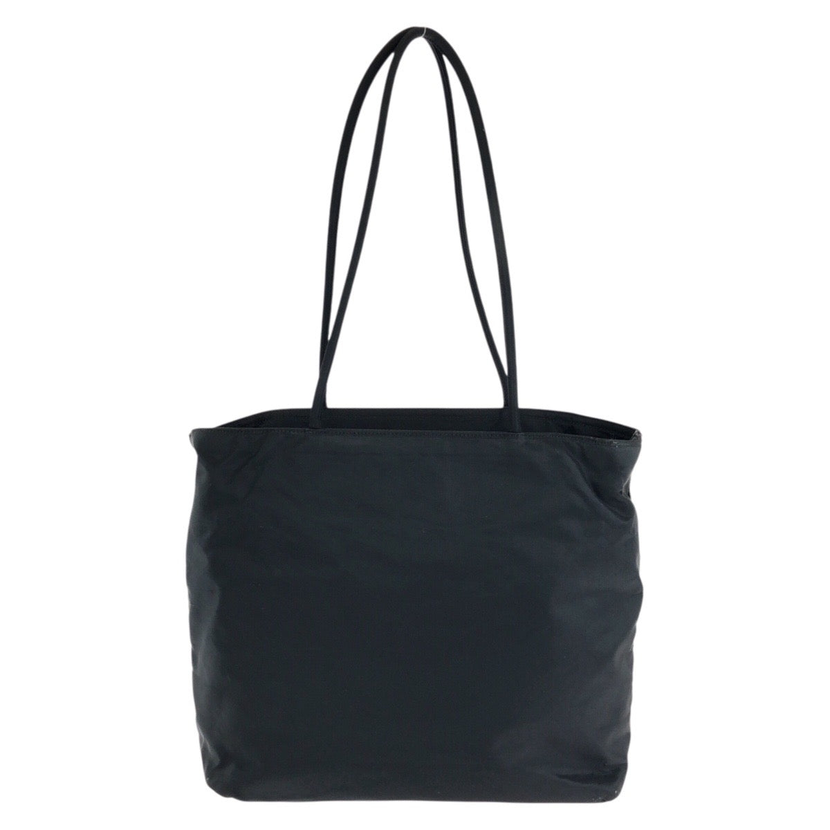 25171
PRADA プラダ テスート 三角ロゴプレート ブラック 黒 シルバー金具 ナイロン トートバッグ ショルダーバッグ レディース ABP35