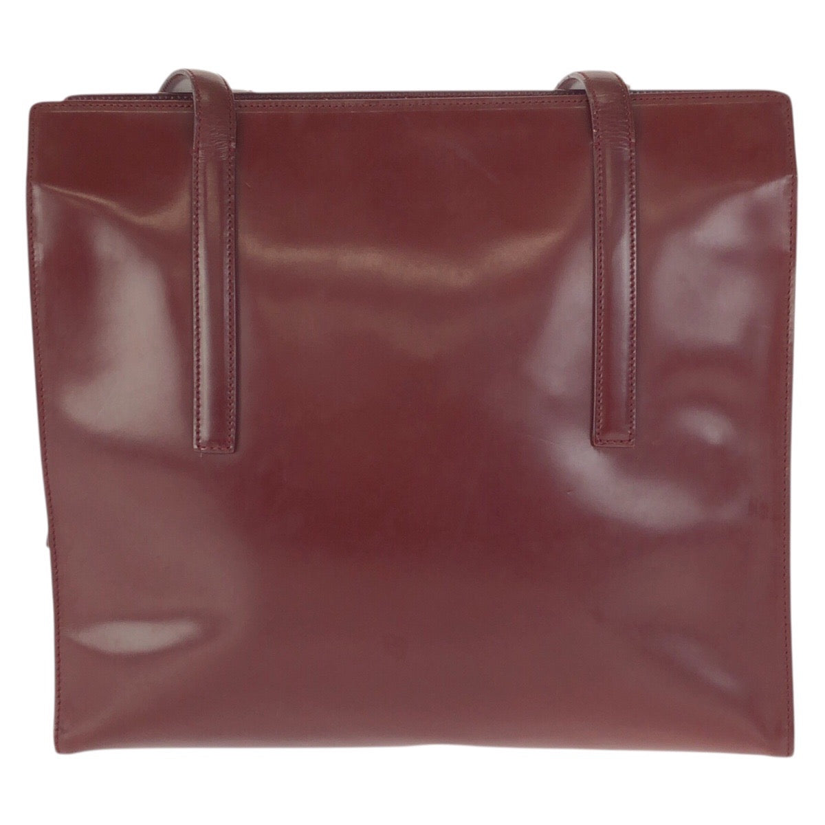 25174
PRADA プラダ スパッツォラート ワインレッド ボルドー パテントレザー ショルダーバッグ トートバッグ レディース AB42