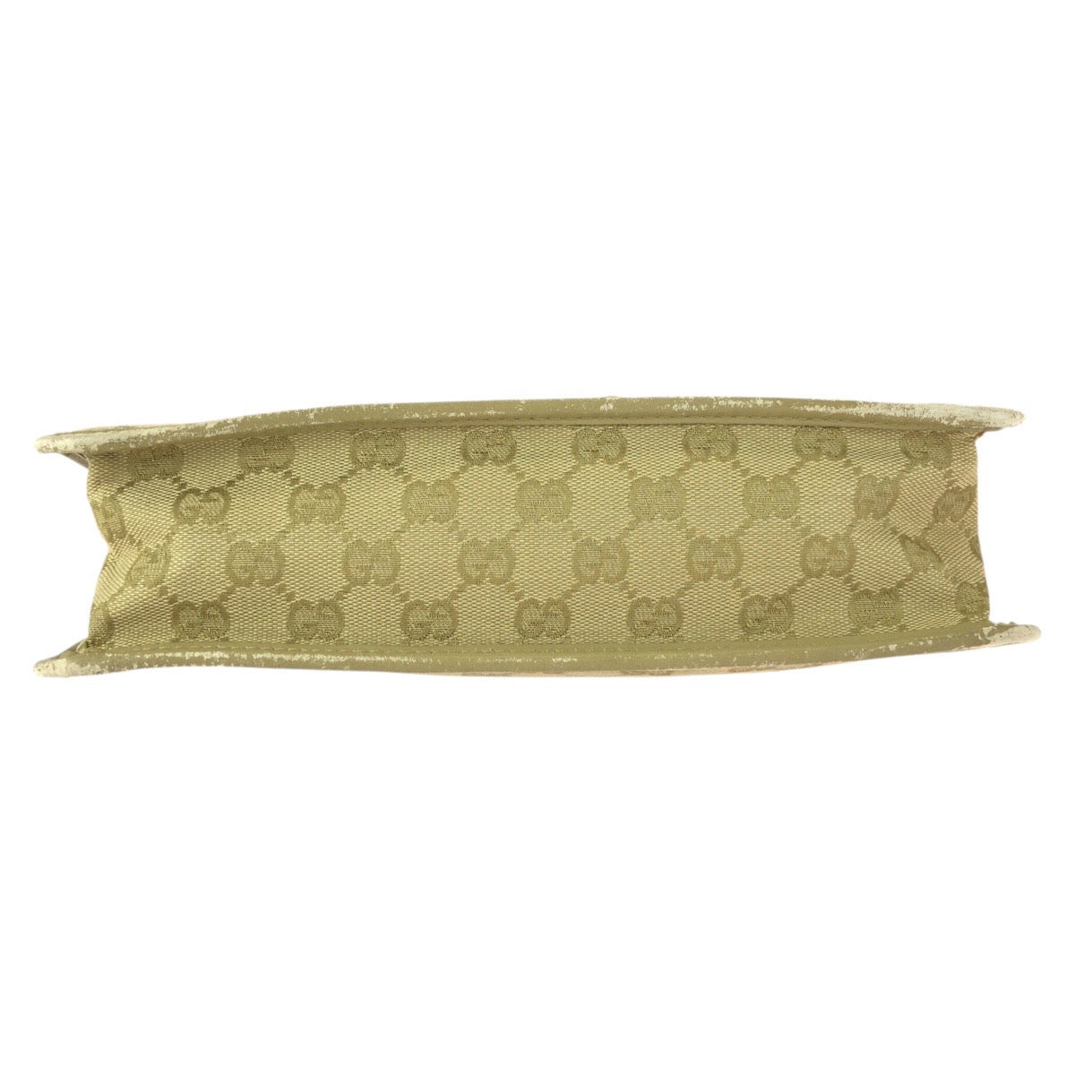 25180
GUCCI グッチ ベージュ ゴールド金具 GGキャンバス / レザー 91762 ショルダーバッグ レディース AB28