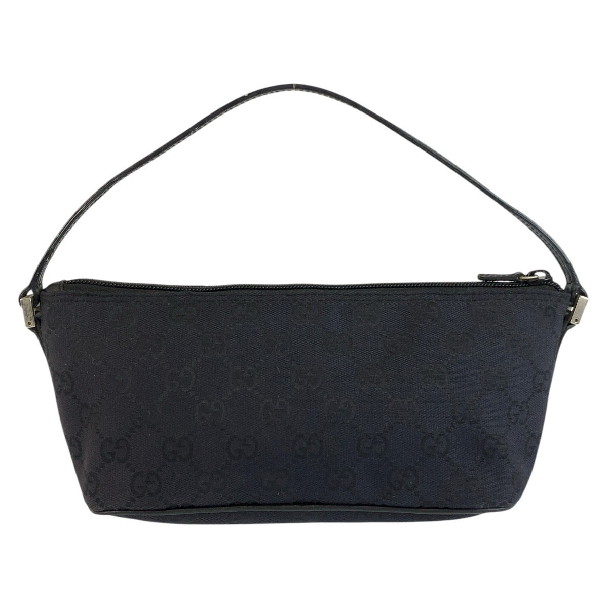 25182
GUCCI グッチ ブラック 黒 シルバー金具 039 1103 ハンドバッグ アクセサリーポーチ レディース A38