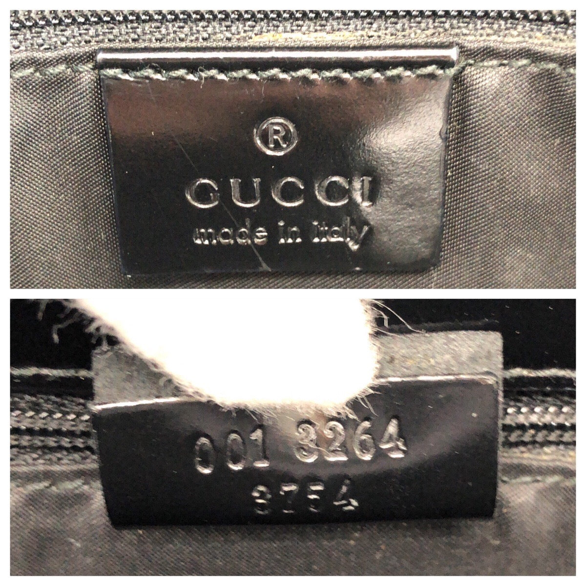 25184
GUCCI グッチ ブラック 黒 シルバー金具 エナメル 001 3264 ショルダーバッグ トートバッグ レディース AB28