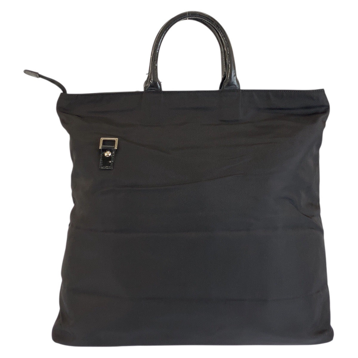 25185
GUCCI グッチ ブラック 黒 シルバー金具 ナイロン 019 0283 トートバッグ ショルダーバッグ 2way メンズ ABP35