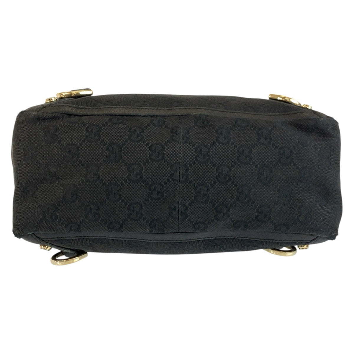 25186
GUCCI グッチ アビー ブラック 黒 ゴールド金具 GGキャンバス / レザー 130739 トートバッグ ハンドバッグ レディース AB28