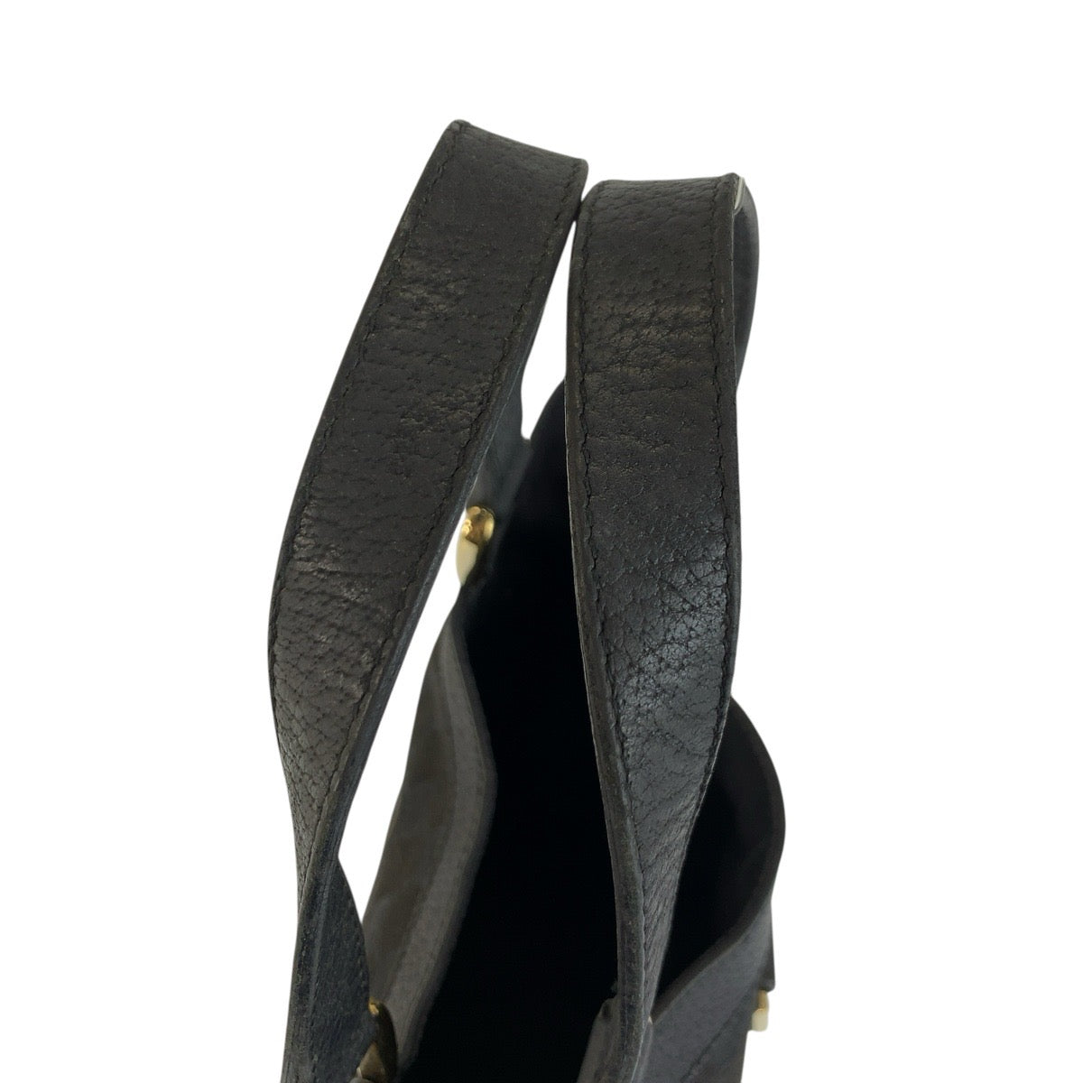 25186
GUCCI グッチ アビー ブラック 黒 ゴールド金具 GGキャンバス / レザー 130739 トートバッグ ハンドバッグ レディース AB28
