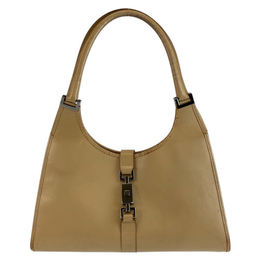 25188
GUCCI グッチ ジャッキー ベージュ レザー 002 1067 ハンドバッグ ショルダーバッグ レディース AB28
