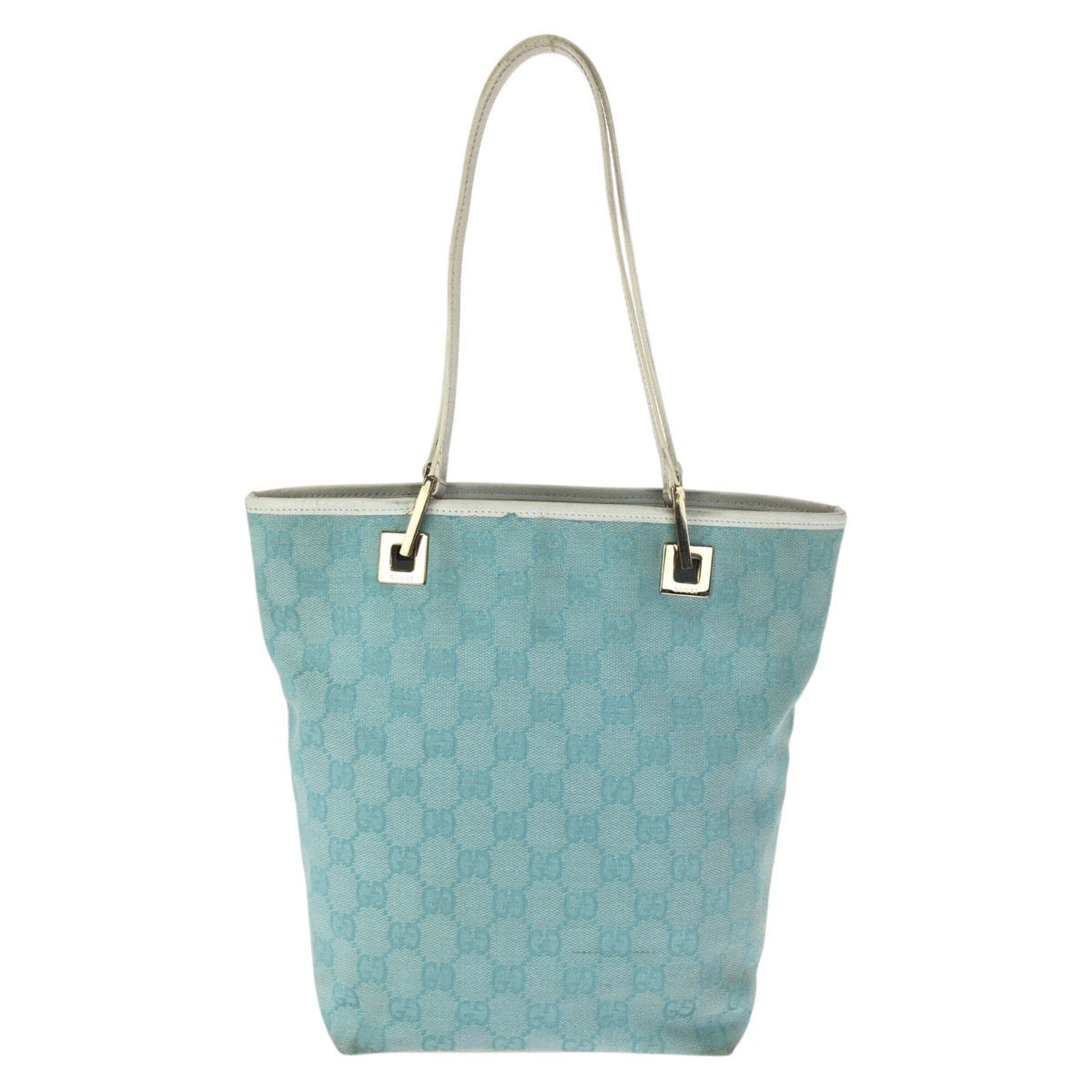 25189
GUCCI グッチ ライトブルー ホワイト ゴールド金具 GGキャンバス / レザー 002 1099 トートバッグ ショルダーバッグ レディース ABP35