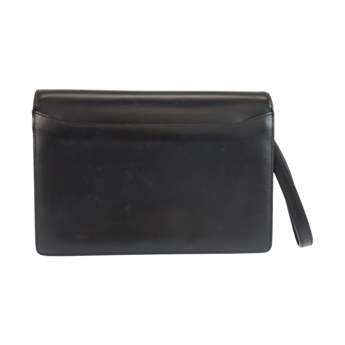 25192
CARTIER カルティエ パシャ ブラック 黒 シルバー金具 レザー クラッチバッグ セカンドバッグ メンズ ABP20