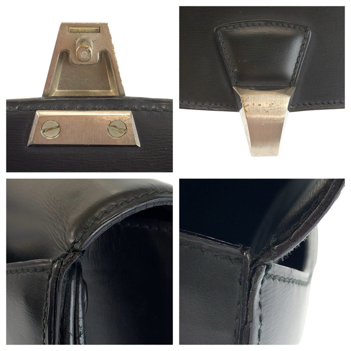 25192
CARTIER カルティエ パシャ ブラック 黒 シルバー金具 レザー クラッチバッグ セカンドバッグ メンズ ABP20