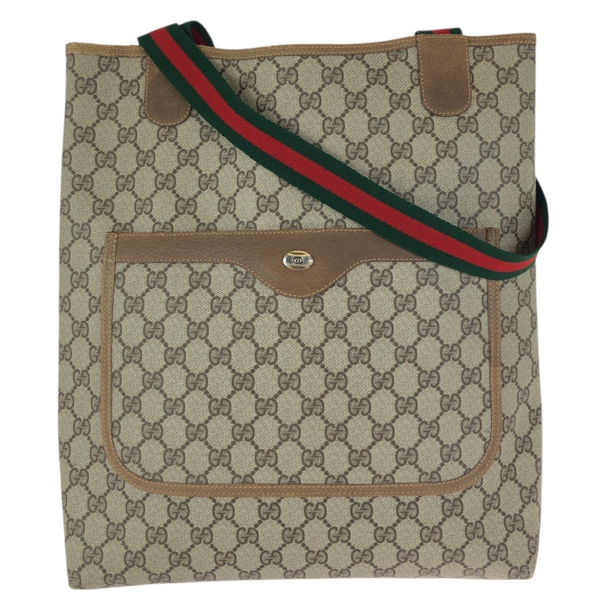 25201
GUCCI グッチ ヴィンテージ オールドグッチ シェリーライン ベージュ ブラウン GGスプリームキャンバス 39 02 003 トートバッグ ショルダーバッグ レディース ABP28