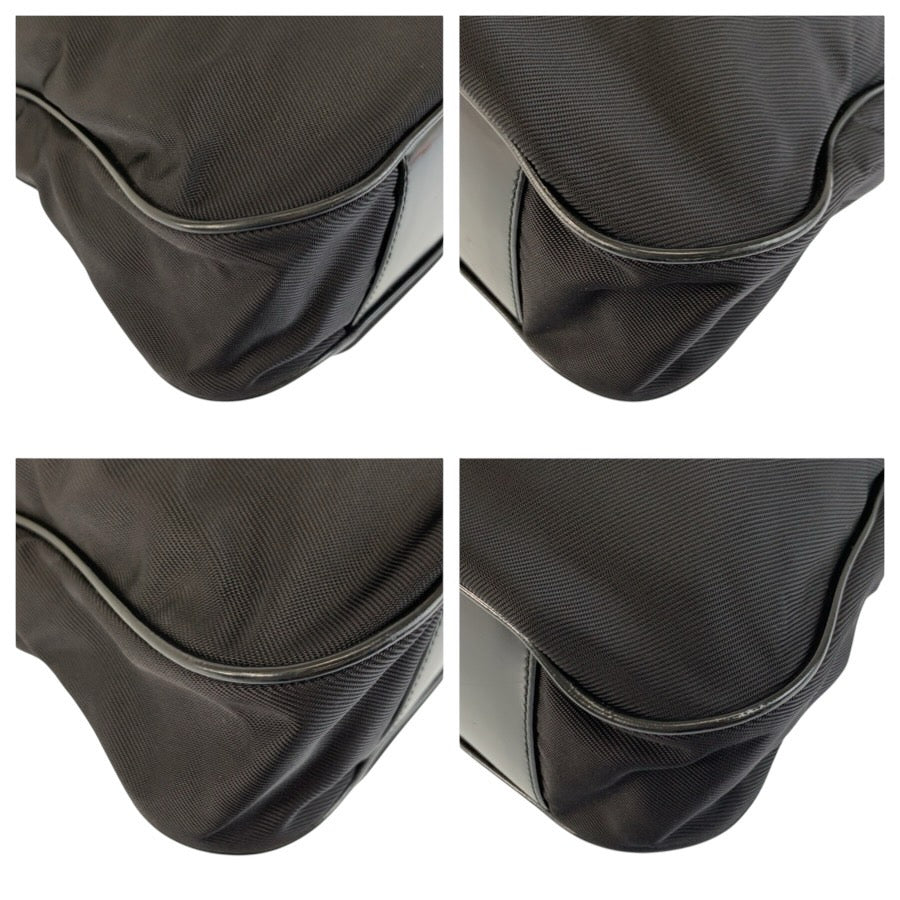 25202
GUCCI グッチ バンブー ブラック 黒 シルバー金具 ナイロン 001 2113 1577 ショルダーバッグ レディース AB20