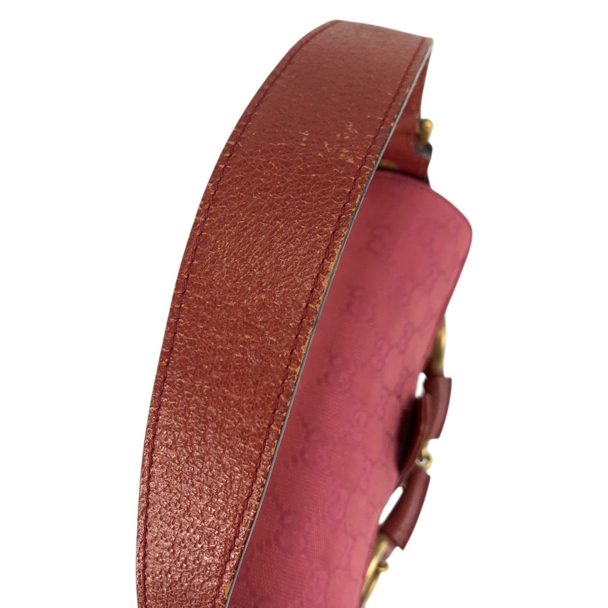 25205
GUCCI グッチ ホースビット ピンク ゴールド金具 GGキャンバス / レザー 120984 ハンドバッグ ショルダーバッグ レディース AB56