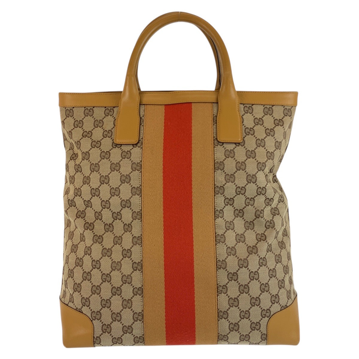 25209
GUCCI グッチ シェリーライン ベージュ GGキャンバス / レザー 0021093 トートバッグ ハンドバッグ レディース AB28