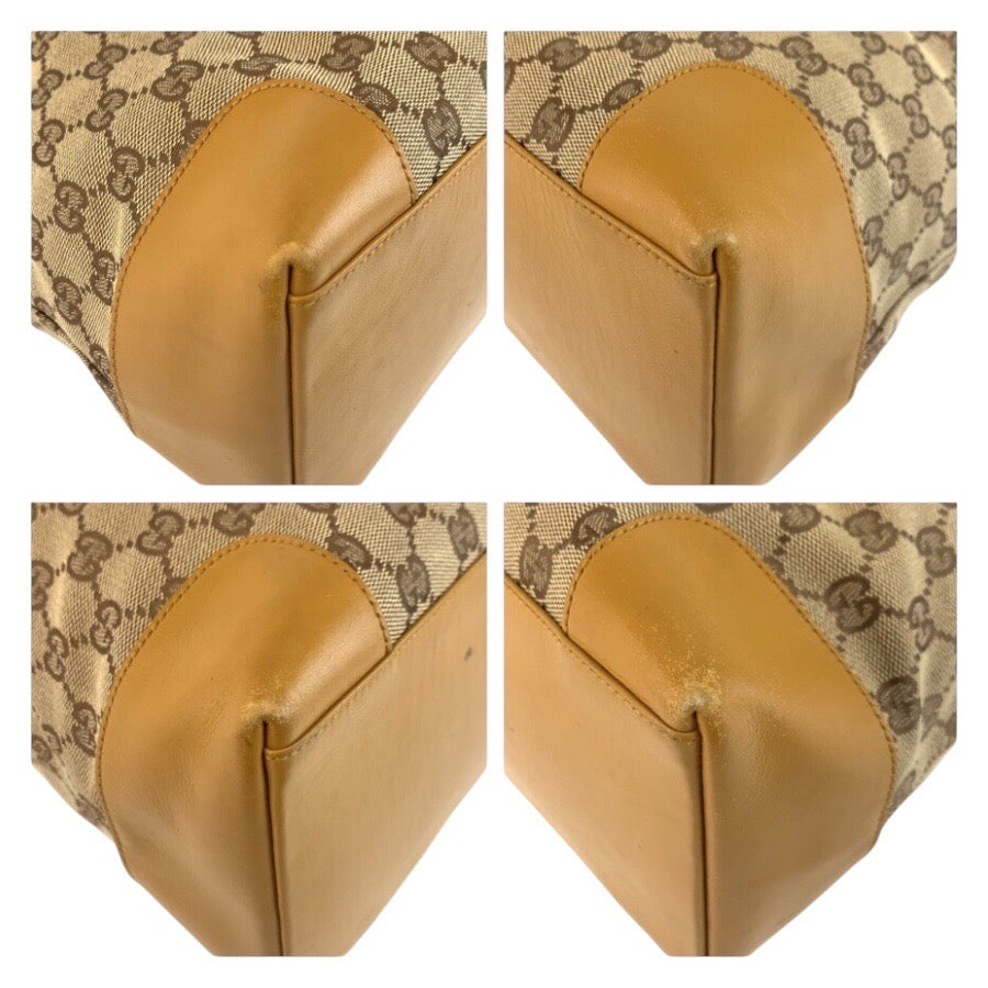 25209
GUCCI グッチ シェリーライン ベージュ GGキャンバス / レザー 0021093 トートバッグ ハンドバッグ レディース AB28