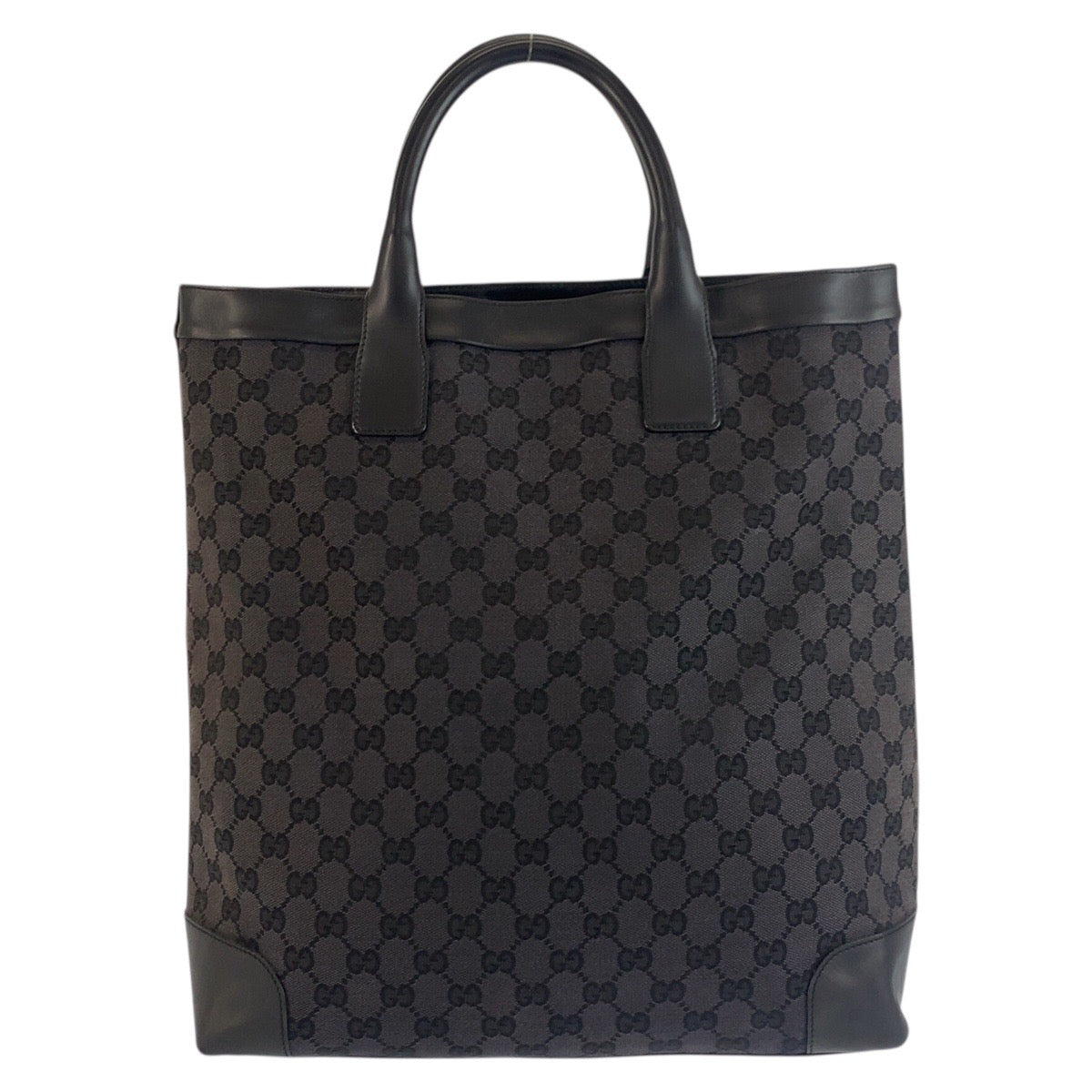 25212
GUCCI グッチ ブラック 黒 GGキャンバス / レザー 002 1121 トートバッグ ハンドバッグ レディース ABP35