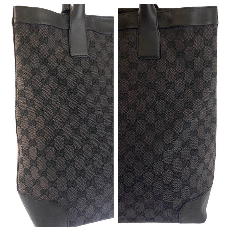 25212
GUCCI グッチ ブラック 黒 GGキャンバス / レザー 002 1121 トートバッグ ハンドバッグ レディース ABP35