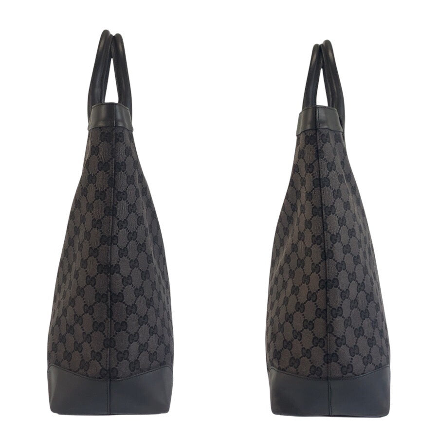 25212
GUCCI グッチ ブラック 黒 GGキャンバス / レザー 002 1121 トートバッグ ハンドバッグ レディース ABP35