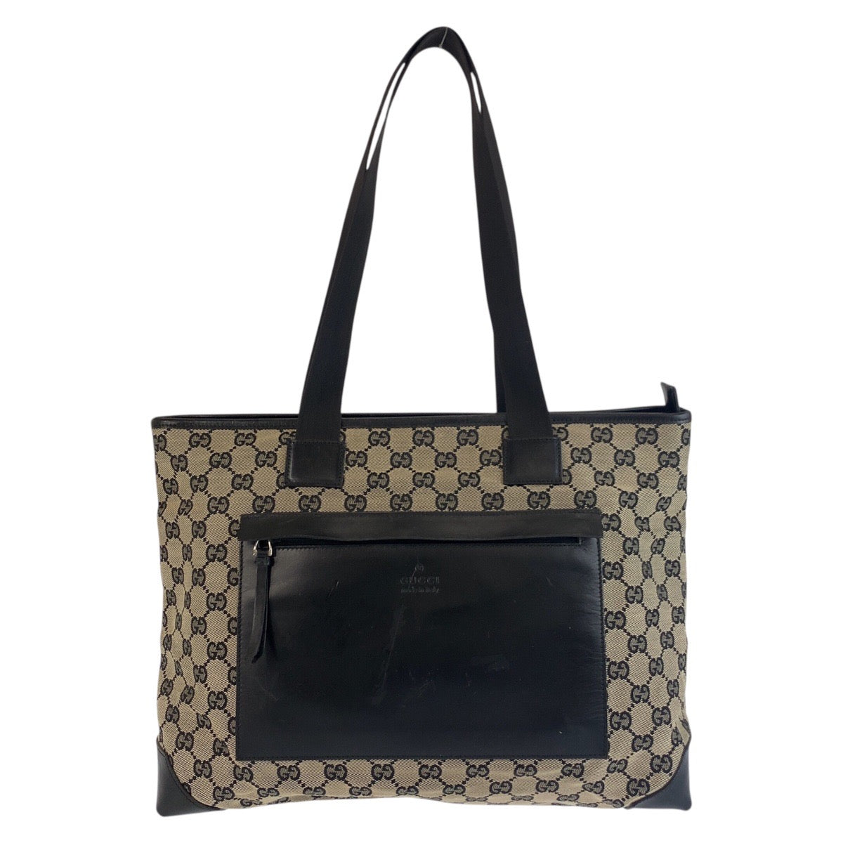 25213
GUCCI グッチ ブラック 黒 GGキャンバス / レザー 019 0426 トートバッグ ショルダーバッグ レディース ABP35