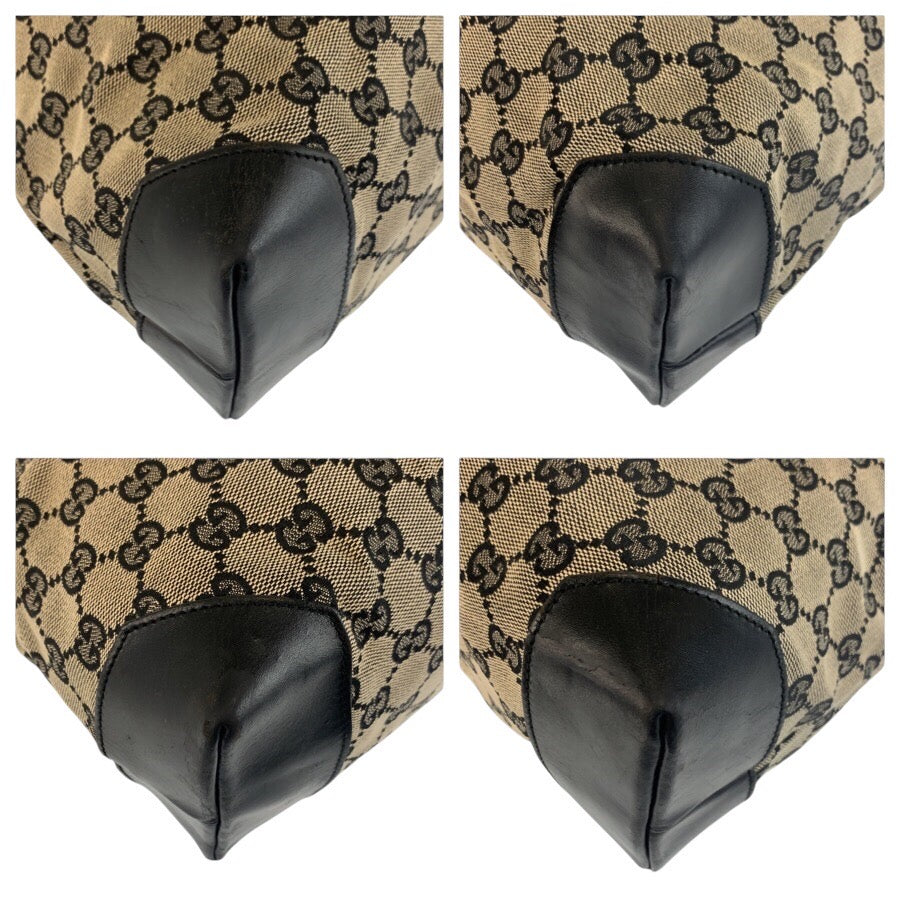 25213
GUCCI グッチ ブラック 黒 GGキャンバス / レザー 019 0426 トートバッグ ショルダーバッグ レディース ABP35