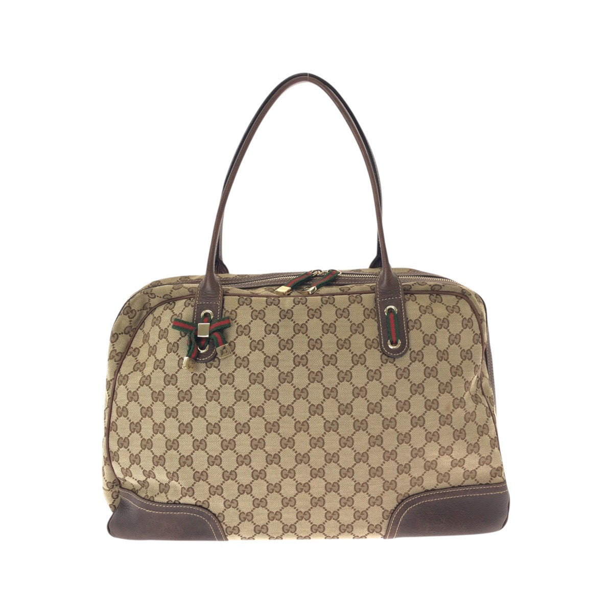 25217
GUCCI グッチ シェリーライン プリンシー ベージュ ブラウン ゴールド金具 GGキャンバス / レザー 162881 トートバッグ ショルダーバッグ レディース ABP44