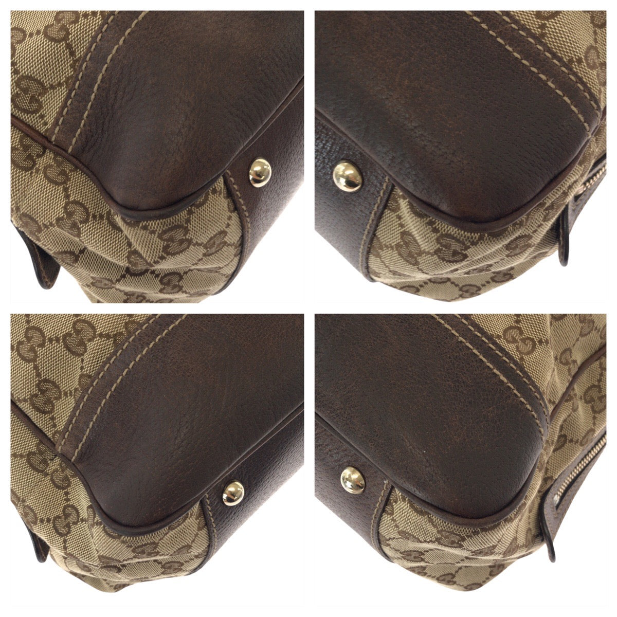 25217
GUCCI グッチ シェリーライン プリンシー ベージュ ブラウン ゴールド金具 GGキャンバス / レザー 162881 トートバッグ ショルダーバッグ レディース ABP44