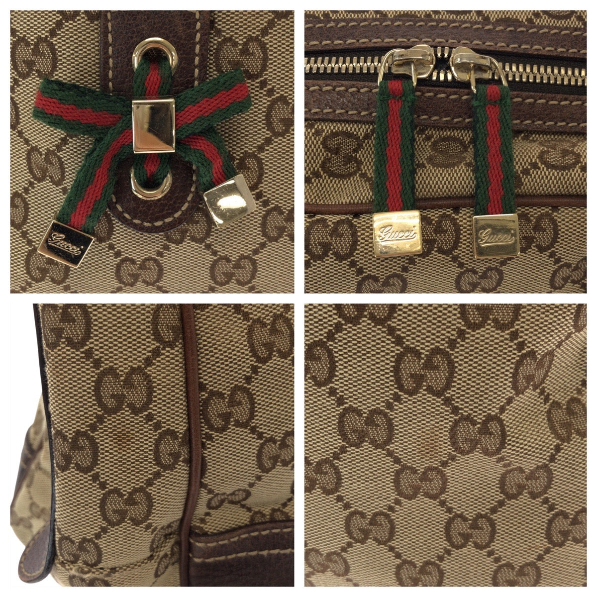 25217
GUCCI グッチ シェリーライン プリンシー ベージュ ブラウン ゴールド金具 GGキャンバス / レザー 162881 トートバッグ ショルダーバッグ レディース ABP44