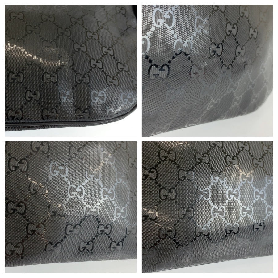 25224
GUCCI グッチ GGインプリメ ブラック 黒 PVC 211110 ボディバッグ ウエストバッグ メンズ AB36