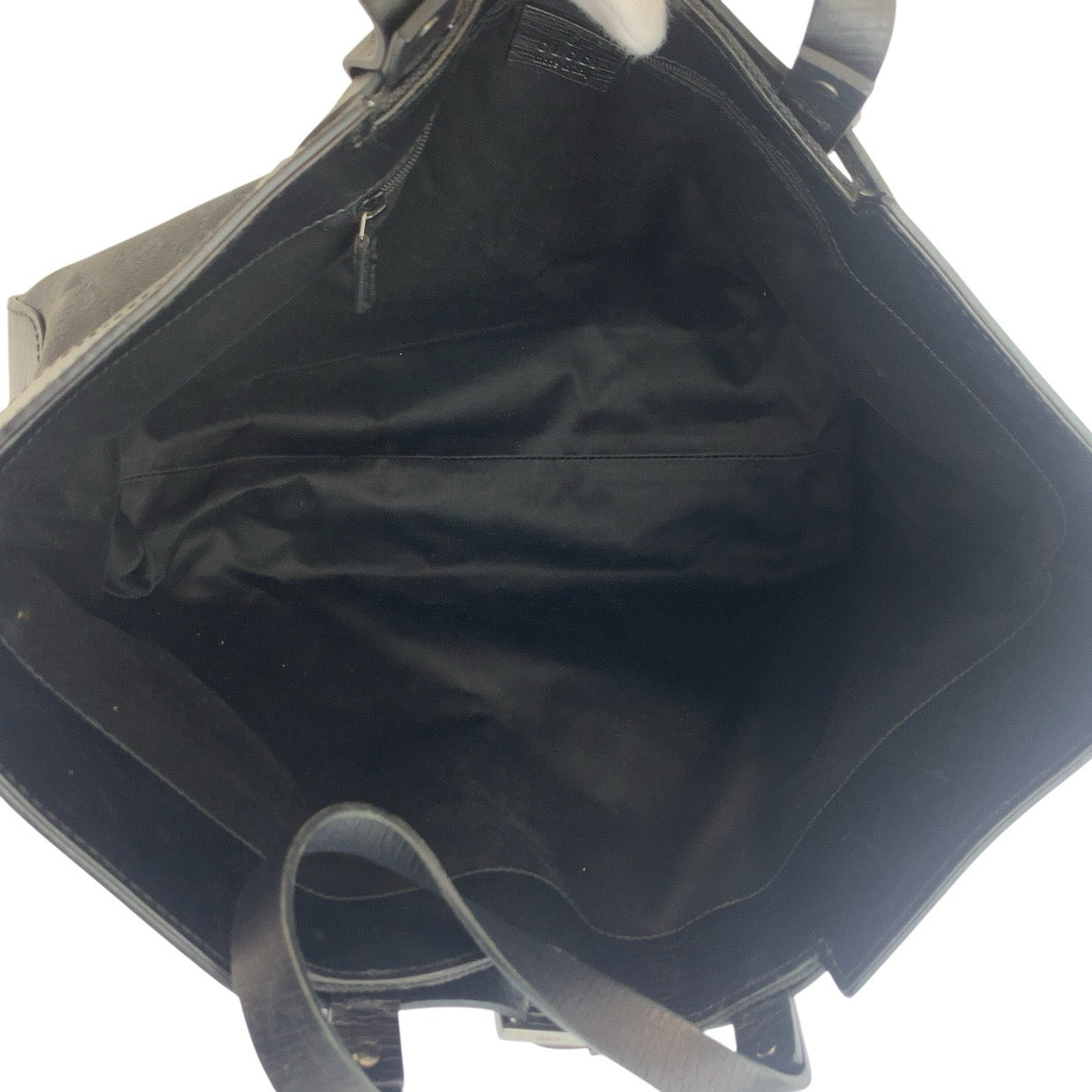 25225
GUCCI グッチ ブラック 黒 GGキャンバス / レザー 106251 トートバッグ ハンドバッグ レディース AB36