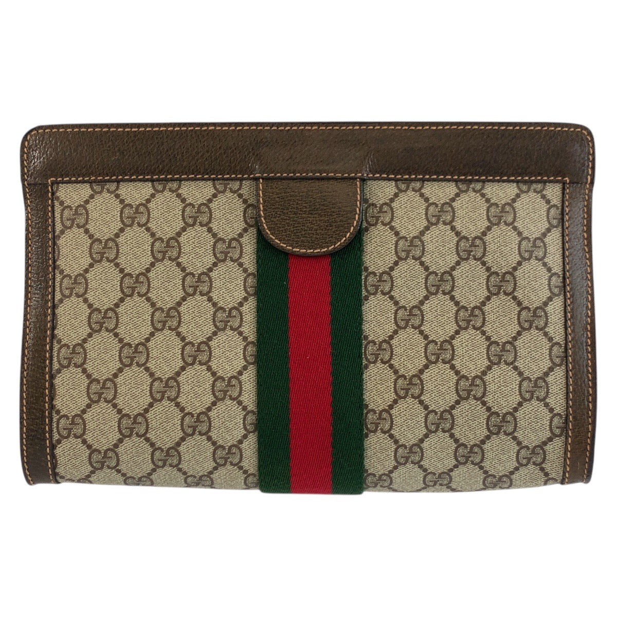 25226
GUCCI グッチ ヴィンテージ シェリーライン ベージュ ブラウン GGスプリームキャンバス 67 014 2125 クラッチバッグ セカンドバッグ 男女兼用 レディース ABP28
