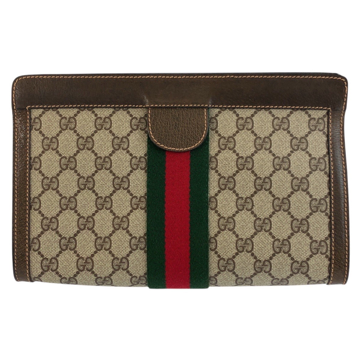 25226
GUCCI グッチ ヴィンテージ シェリーライン ベージュ ブラウン GGスプリームキャンバス 67 014 2125 クラッチバッグ セカンドバッグ 男女兼用 レディース ABP28
