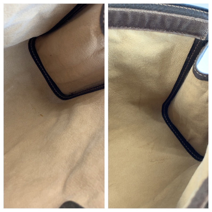 25227
GUCCI グッチ ヴィンテージ シェリーライン ベージュ ブラウン GGスプリームキャンバス / レザー 41 014 2125 28 クラッチバッグ セカンドバッグ レディース ABP28