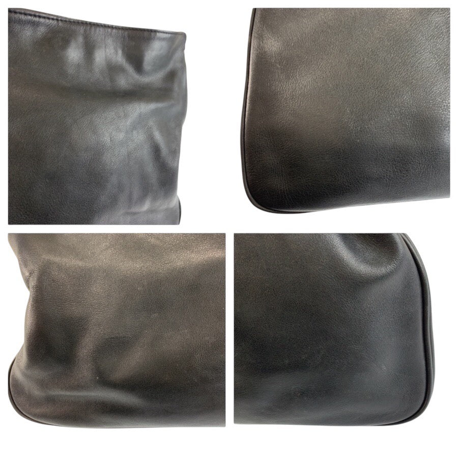 25233
GUCCI グッチ バンブー ブラック 黒 レザー 001 1014 1577 5 ショルダーバッグ レディース AB28