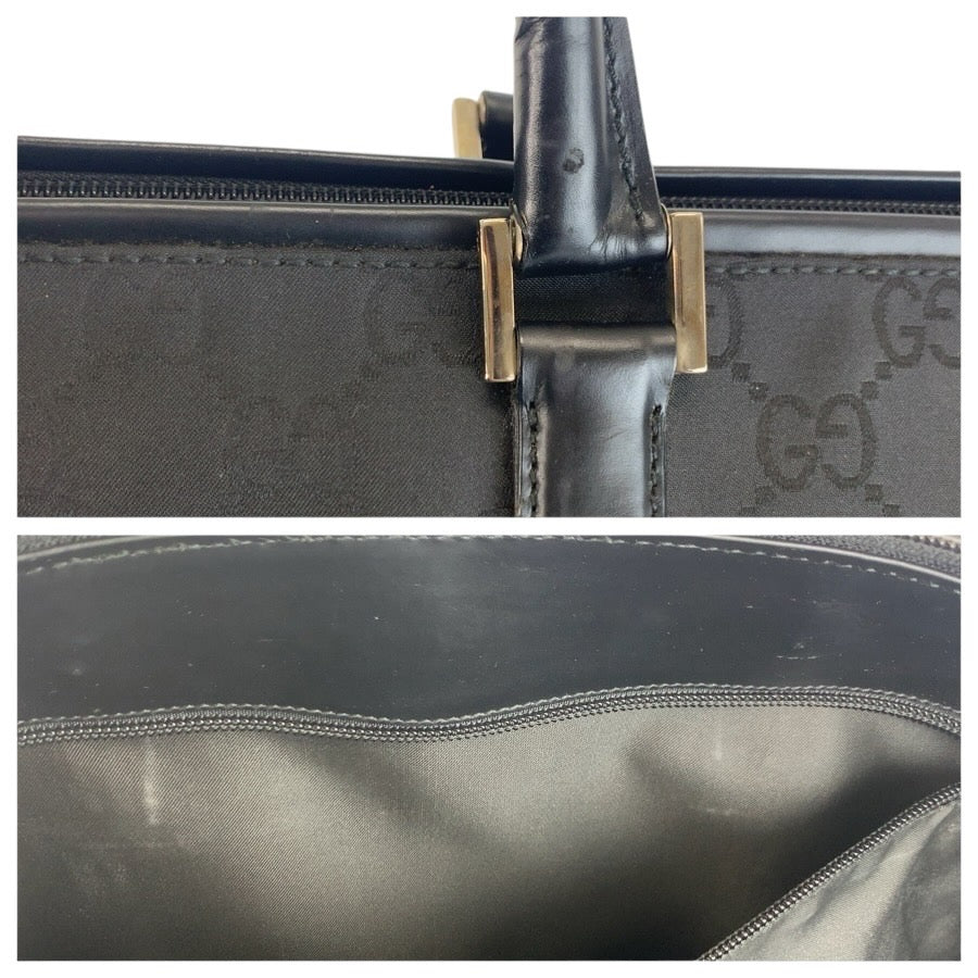 25234
GUCCI グッチ GG柄 ブラック 黒 ナイロン 105670 ボストンバッグ 男女兼用 メンズ ABP