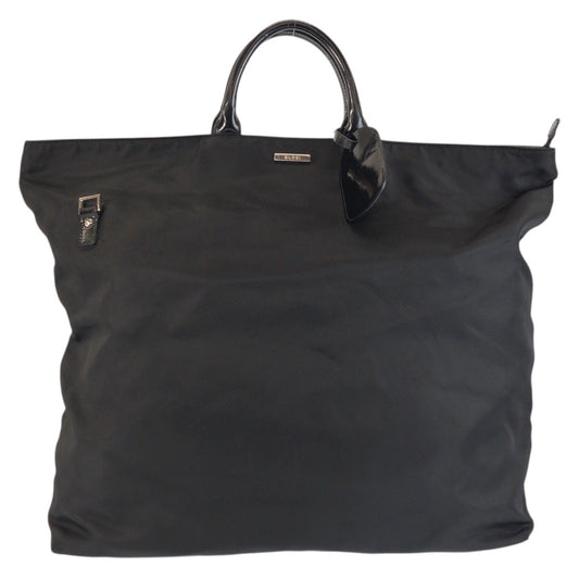 25237
GUCCI グッチ ブラック 黒 シルバー金具 ナイロン 019 2020 0282 08 トートバッグ ハンドバッグ レディース ABP35