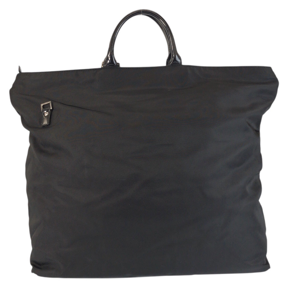 25237
GUCCI グッチ ブラック 黒 シルバー金具 ナイロン 019 2020 0282 08 トートバッグ ハンドバッグ レディース ABP35