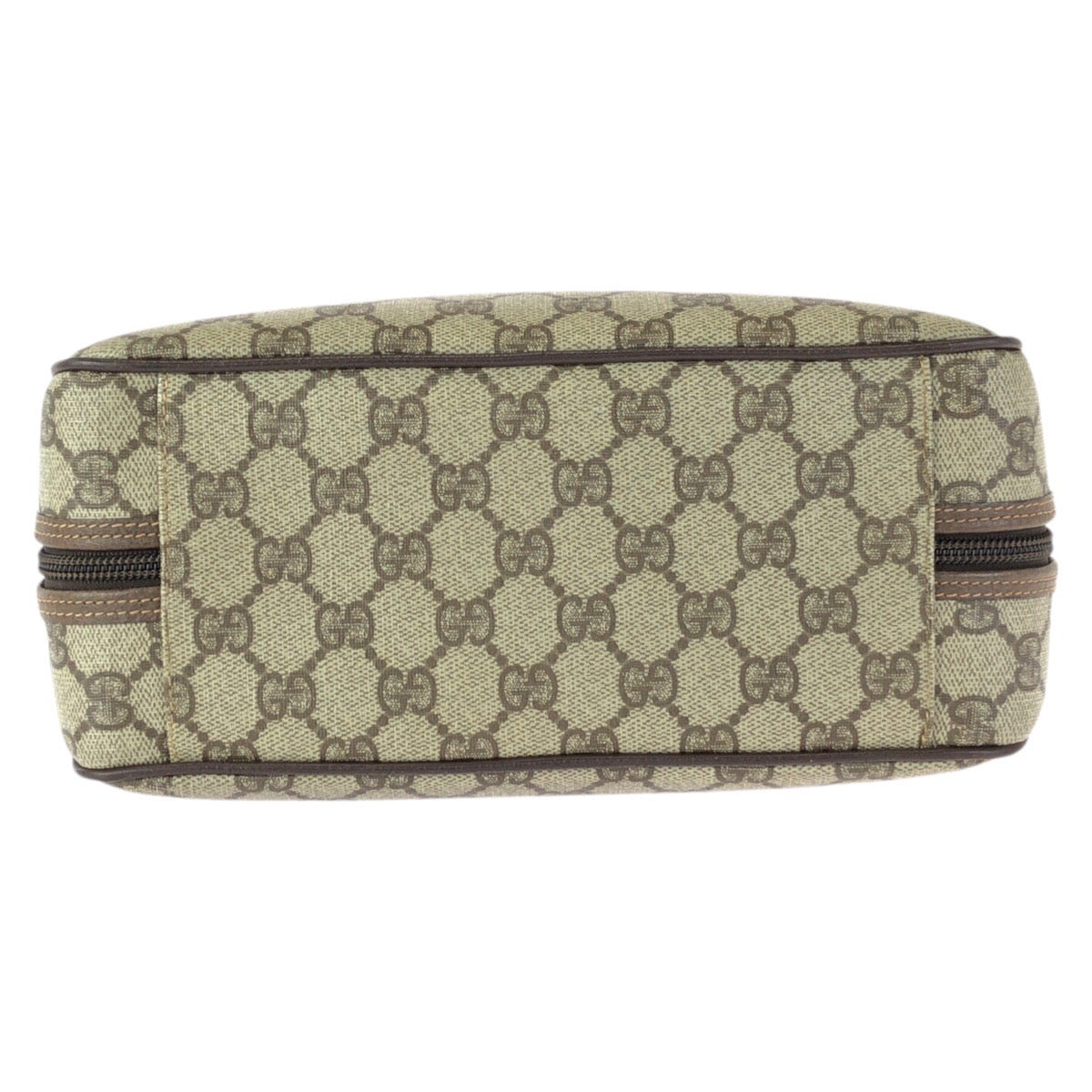 25238
GUCCI グッチ ヴィンテージ オールドグッチ ベージュ ブラウン ゴールド金具 GGスプリームキャンバス 000 58 6090 ハンドバッグ レディース AB28
