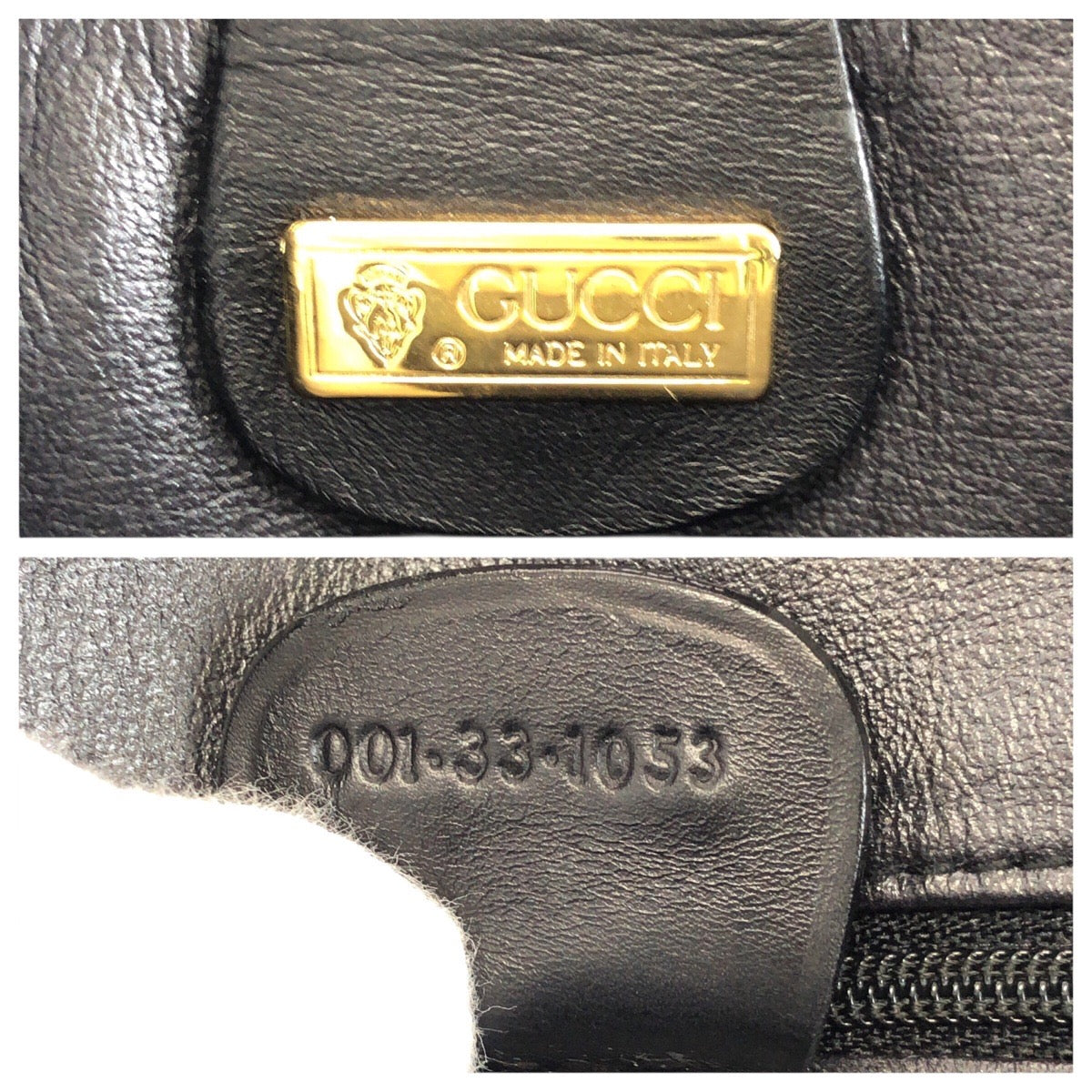 25239
GUCCI グッチ ヴィンテージ オールドグッチ マイクロGG ブラック 黒 ゴールド金具 PVC / レザー 001 33 1053 ショルダーバッグ メッセンジャーバッグ レディース ABP40